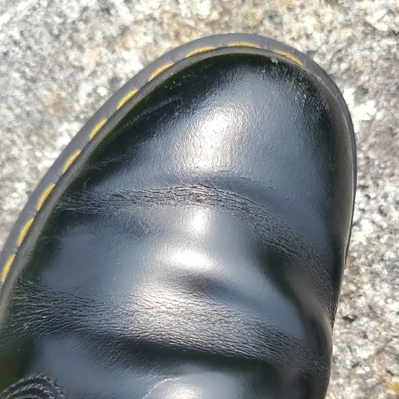 Dr. Martens 2976 YS Black Smooth Leather Chelsea Boots Size 7 - Picture 15 of 15